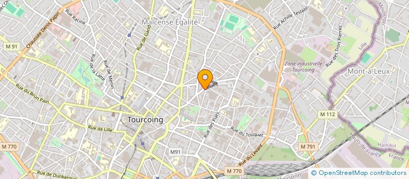 localisation de l'entreprise MONSIEUR DAVID CINUS  TOURCOING