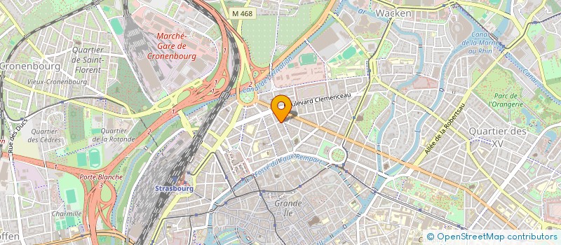 localisation de l'entreprise MONSIEUR DAVID CLARK  STRASBOURG