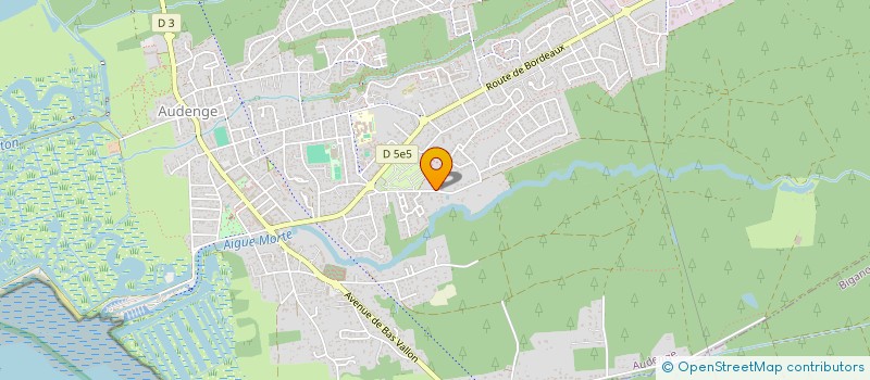 localisation de l'entreprise MONSIEUR DAVID CLAUDEL  AUDENGE