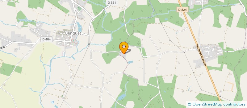 localisation de l'entreprise MONSIEUR DAVID CLAVE  BRETAGNE-DE-MARSAN