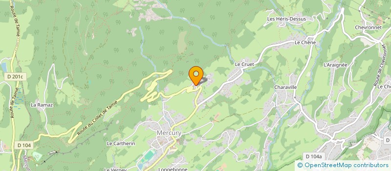 localisation de l'entreprise MONSIEUR DAVID CLAVEL  MERCURY