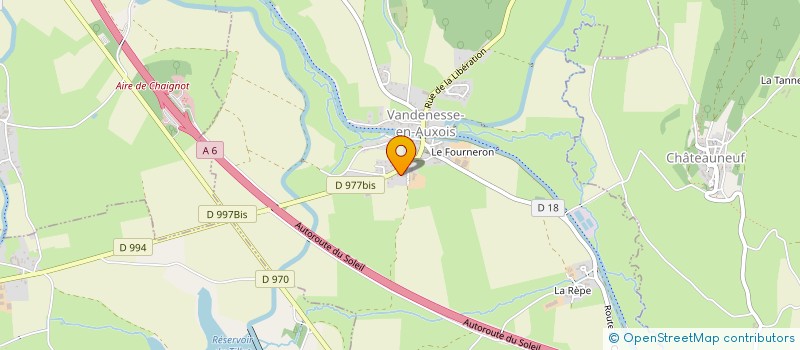 localisation de l'entreprise MONSIEUR DAVID CLEMENCET  VANDENESSE-EN-AUXOIS