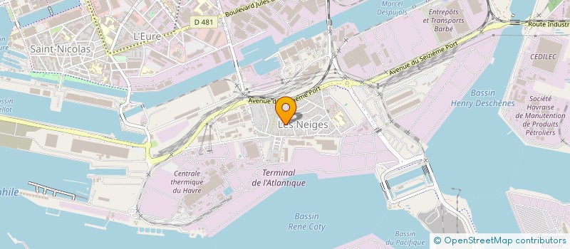 localisation de l'entreprise MONSIEUR DAVID CLEMENT à LE HAVRE