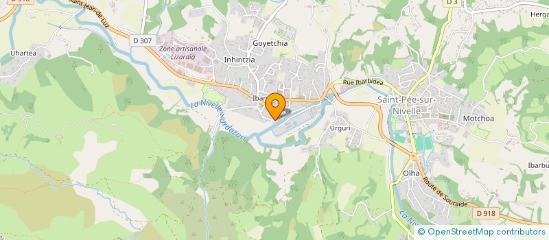 localisation de l'entreprise MONSIEUR DAVID CLEMENT  SAINT-PEE-SUR-NIVELLE