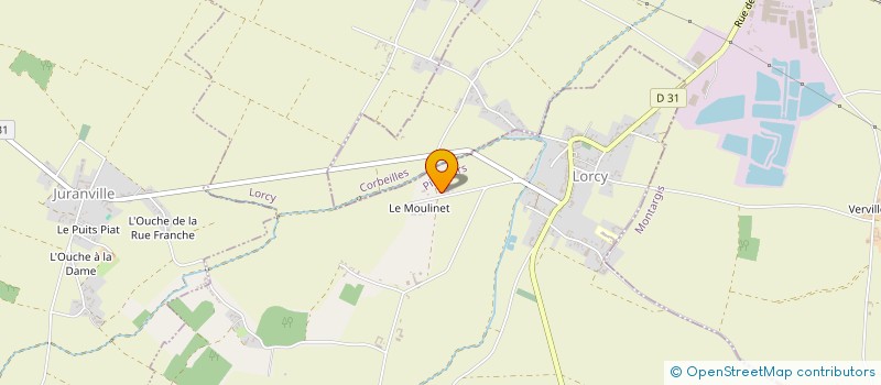 localisation de l'entreprise MONSIEUR DAVID CLEMENT à LORCY