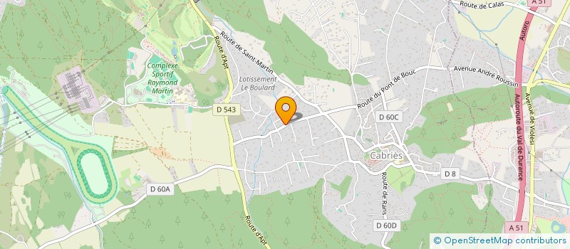 localisation de l'entreprise MONSIEUR DAVID CLEMENT  CABRIES