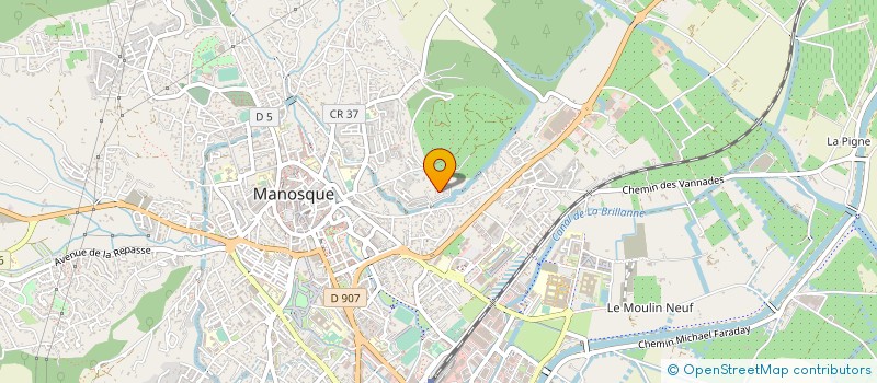 localisation de l'entreprise MONSIEUR DAVID CLEMENT à MANOSQUE