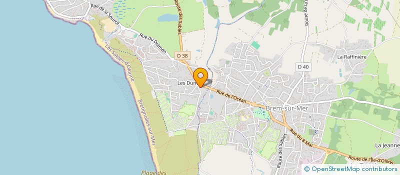 localisation de l'entreprise MONSIEUR DAVID CLERC  BRETIGNOLLES-SUR-MER