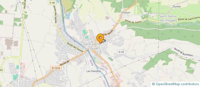 localisation de l'entreprise MONSIEUR DAVID CLERC  SAINT-GENIX-LES-VILLAGES