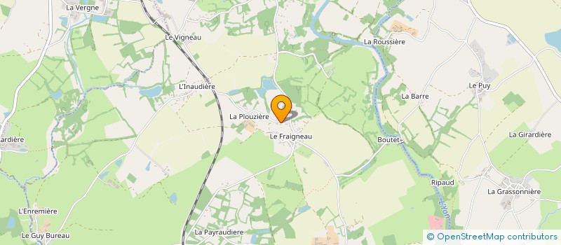 localisation de l'entreprise MONSIEUR DAVID CLERGEAU  RIVES DE L'YON