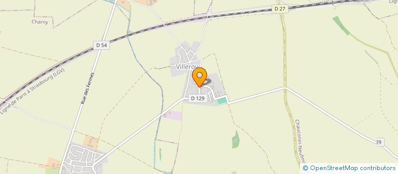 localisation de l'entreprise MONSIEUR DAVID CLERGER  VILLEROY