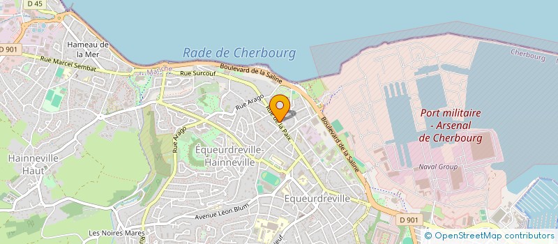 localisation de l'entreprise MONSIEUR DAVID CLOUET  CHERBOURG-EN-COTENTIN