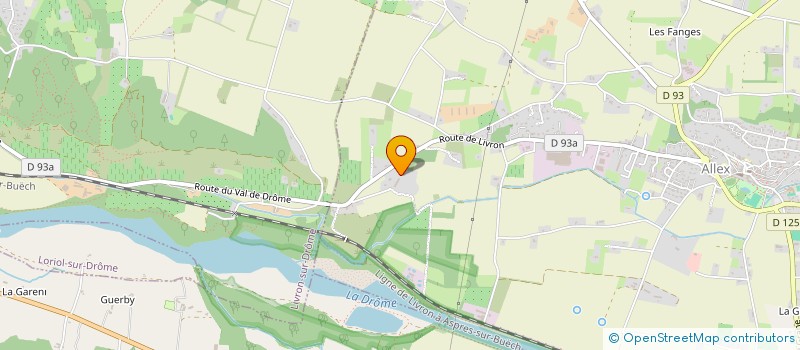 localisation de l'entreprise MONSIEUR DAVID COCHARD  ALLEX