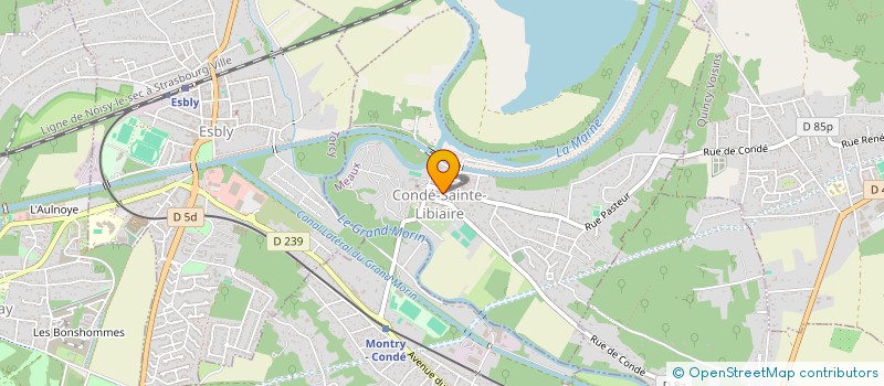 localisation de l'entreprise MONSIEUR DAVID COCHUT  CONDE-SAINTE-LIBIAIRE