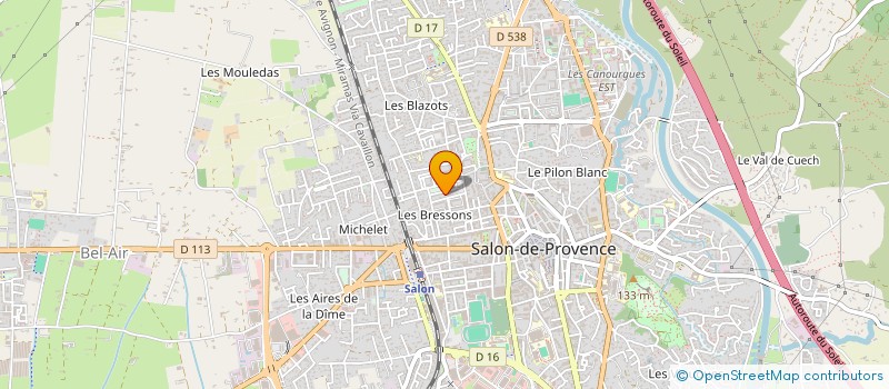 localisation de l'entreprise MONSIEUR DAVID COCQ  SALON-DE-PROVENCE