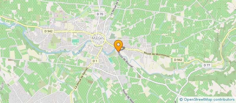 localisation de l'entreprise MONSIEUR DAVID CODRON  MAZAN