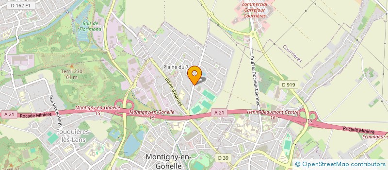 localisation de l'entreprise MONSIEUR DAVID COGET à MONTIGNY-EN-GOHELLE