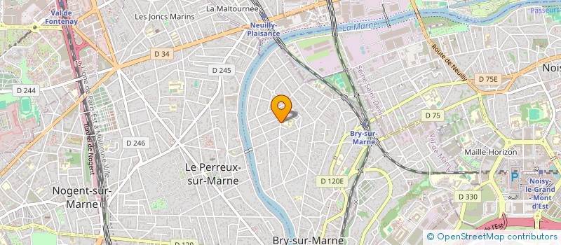 localisation de l'entreprise MONSIEUR DAVID COHANA  BRY-SUR-MARNE