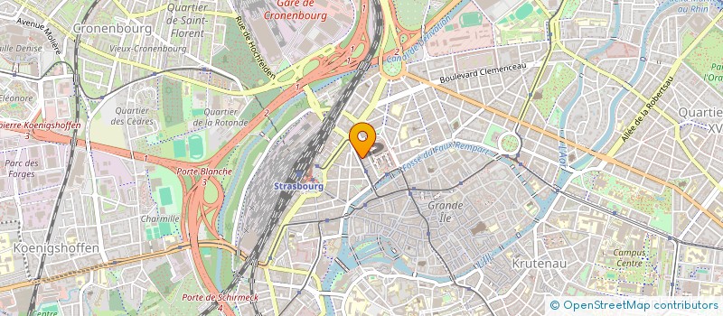 localisation de l'entreprise MONSIEUR DAVID COHEN à STRASBOURG