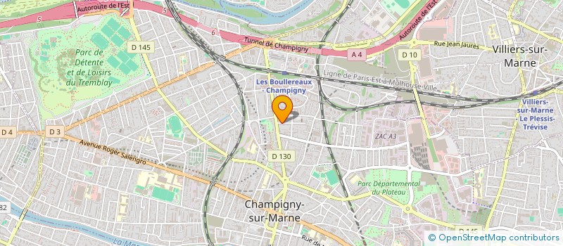 localisation de l'entreprise MONSIEUR DAVID COHEN à CHAMPIGNY-SUR-MARNE