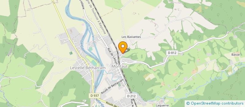 localisation de l'entreprise MONSIEUR DAVID COINCE à MONTAUT