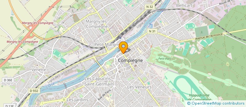 localisation de l'entreprise MONSIEUR DAVID COISSON  COMPIEGNE