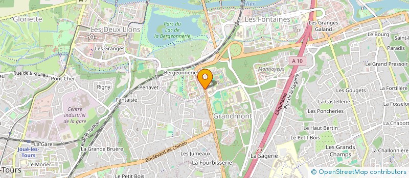 localisation de l'entreprise MONSIEUR DAVID COLLARD  TOURS