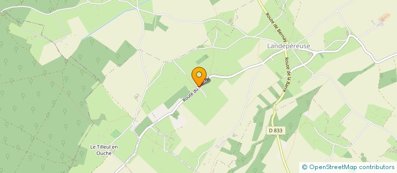 localisation de l'entreprise MONSIEUR DAVID COLLEN  MESNIL-EN-OUCHE