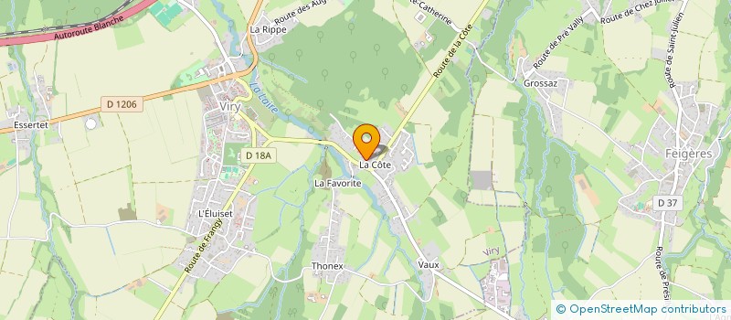 localisation de l'entreprise MONSIEUR DAVID COLLET  VIRY