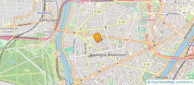 localisation de l'entreprise MONSIEUR DAVID COLLIAUT à BOULOGNE-BILLANCOURT