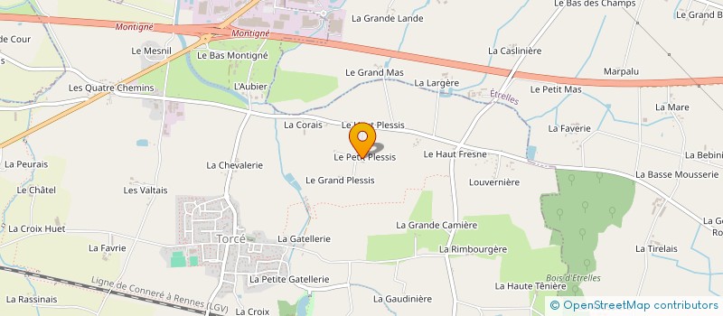 localisation de l'entreprise MONSIEUR DAVID COLOMBEL  TORCE