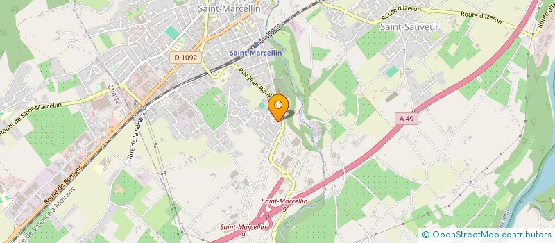 localisation de l'entreprise MONSIEUR DAVID COLONEL  SAINT-MARCELLIN