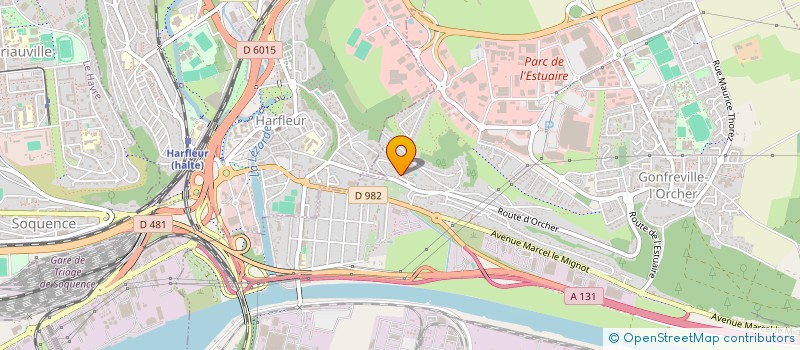 localisation de l'entreprise MONSIEUR DAVID COLY  GONFREVILLE-L'ORCHER