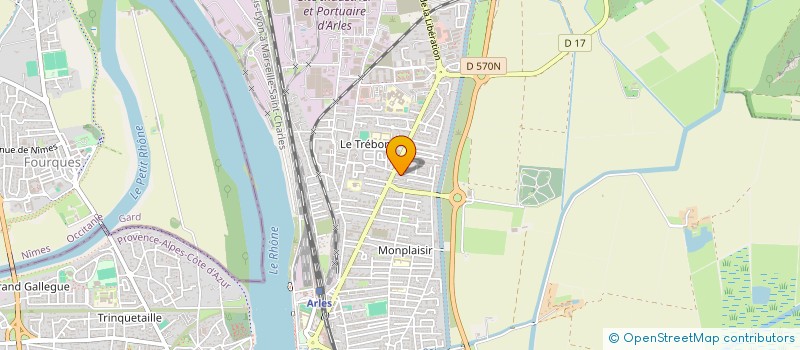 localisation de l'entreprise MONSIEUR DAVID COMBE  ARLES