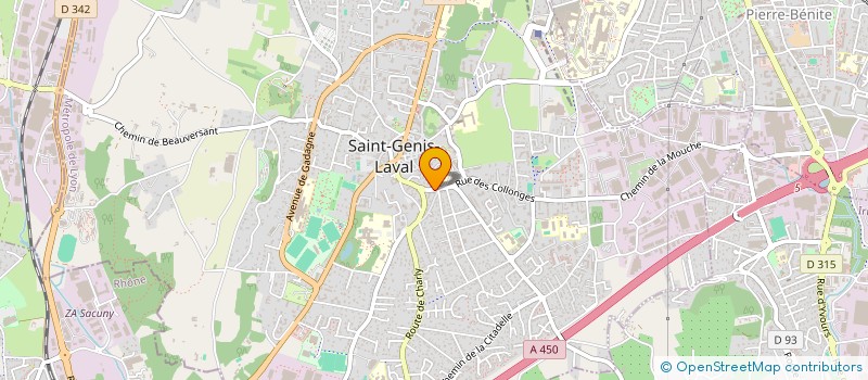 localisation de l'entreprise MONSIEUR DAVID COMO à SAINT-GENIS-LAVAL