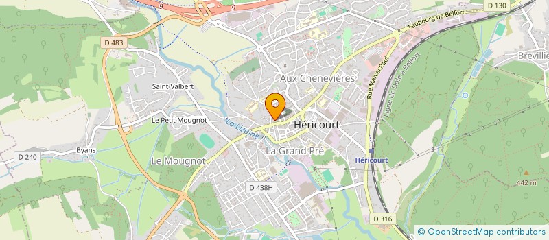 localisation de l'entreprise MONSIEUR DAVID COMTE  HERICOURT