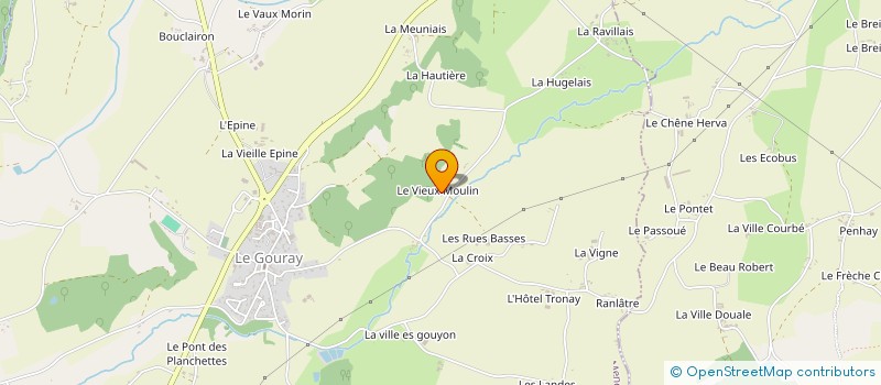 localisation de l'entreprise MONSIEUR DAVID CONNELL  LE MENE