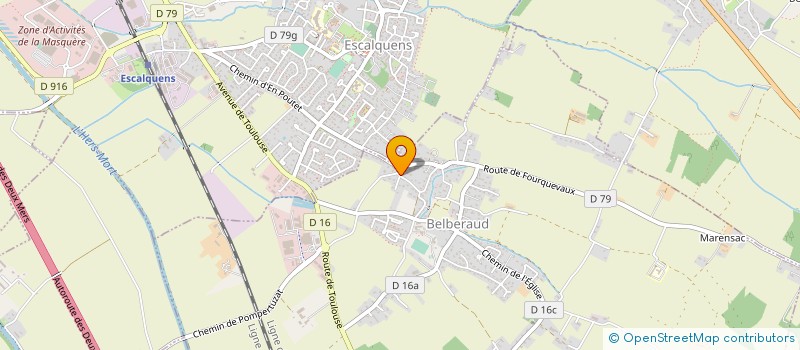 localisation de l'entreprise MONSIEUR DAVID CONSTANTINOU  BELBERAUD