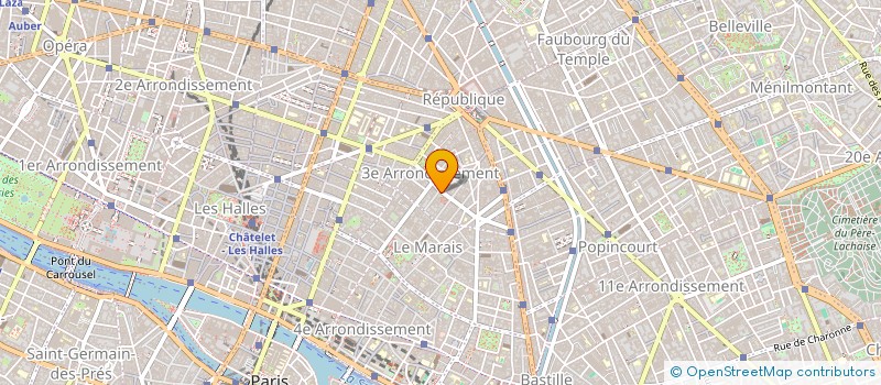 localisation de l'entreprise MONSIEUR DAVID CONTE  PARIS