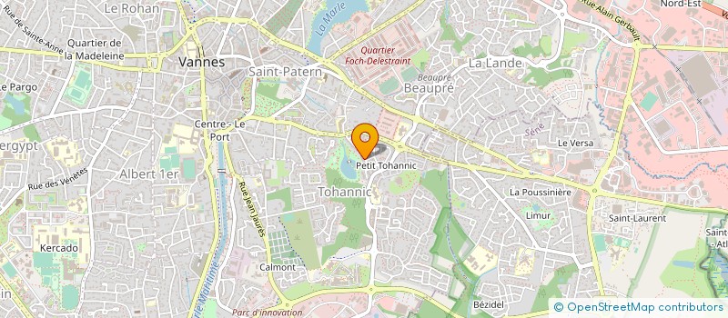 localisation de l'entreprise MONSIEUR DAVID COQUANTY à VANNES