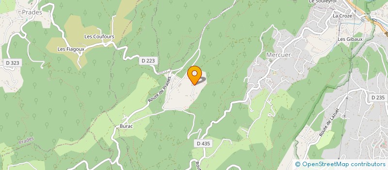 localisation de l'entreprise MONSIEUR DAVID COQUILLEAU  MERCUER