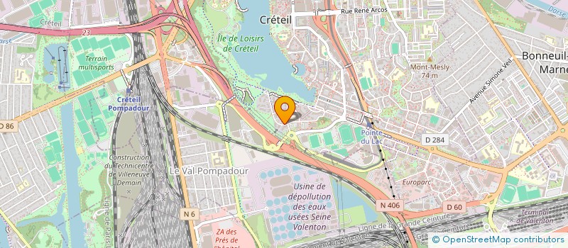 localisation de l'entreprise MONSIEUR DAVID CORCHIA  CRETEIL