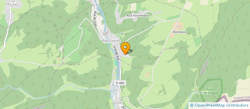 localisation de l'entreprise MONSIEUR DAVID CORDIER  MESLIERES