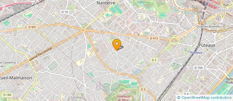 localisation de l'entreprise MONSIEUR DAVID CORDIER  NANTERRE