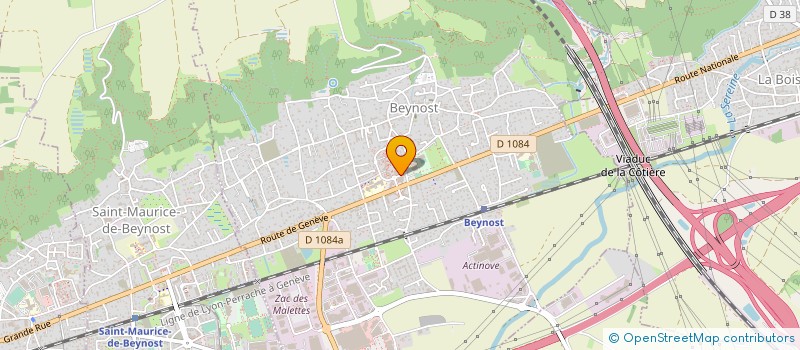 localisation de l'entreprise MONSIEUR DAVID CORIN  BEYNOST