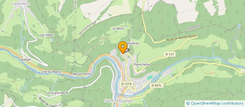 localisation de l'entreprise MONSIEUR DAVID CORNEILLE  SAINT-HIPPOLYTE