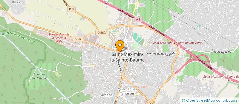localisation de l'entreprise MONSIEUR DAVID CORNET  SAINT-MAXIMIN-LA-SAINTE-BAUME