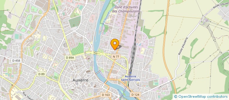 localisation de l'entreprise MONSIEUR DAVID CORNIL à AUXERRE