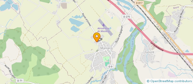 localisation de l'entreprise MONSIEUR DAVID CORREIA à MASLACQ