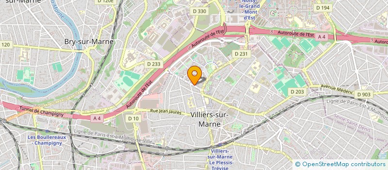 localisation de l'entreprise MONSIEUR DAVID COSTA à VILLIERS-SUR-MARNE